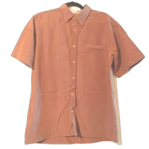 O'Neil Men's Dress Shirt Brown  Size M - Picture 3 of 13